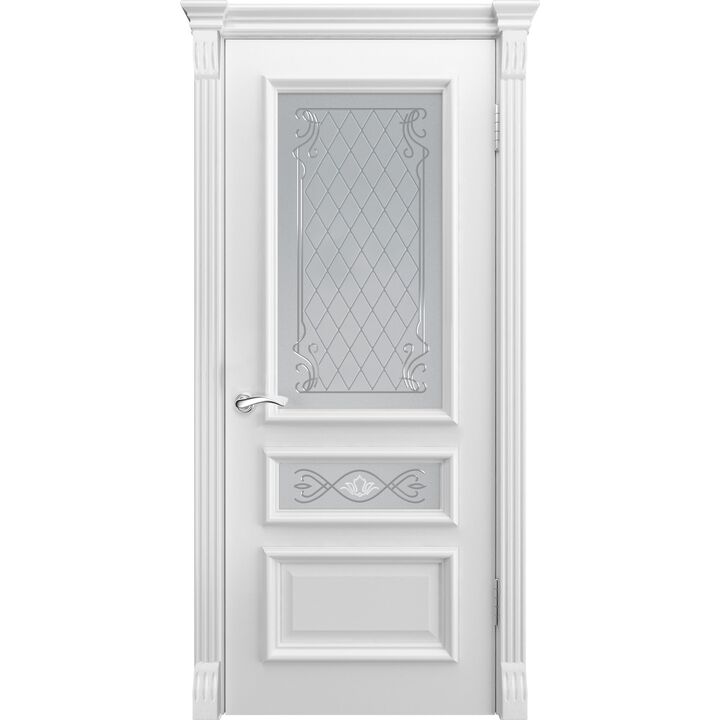 Дверь Калипсо ДО Белая эмаль