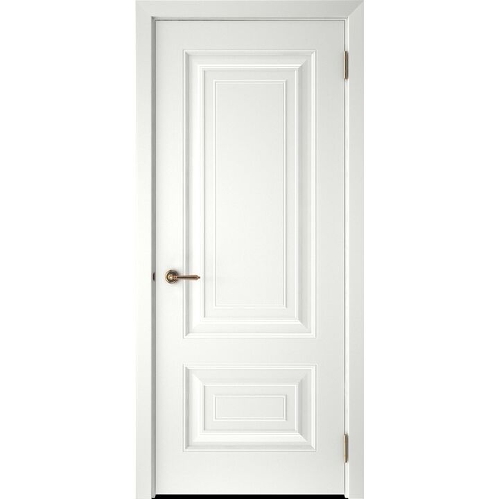 Дверь Скин-6 ДГ Белая эмаль