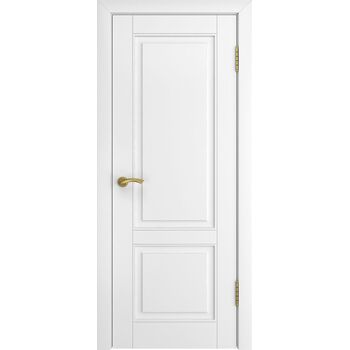 Дверь L-5 ДГ Белая эмаль