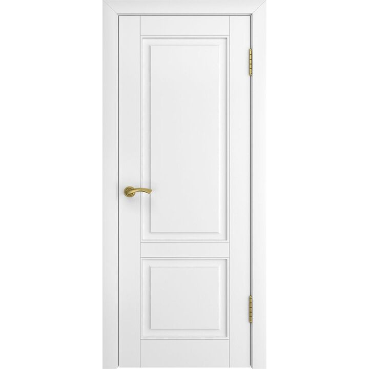 Дверь L-5 ДГ Белая эмаль