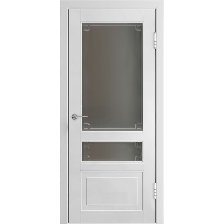 Дверь L-5.3 ДО Белая эмаль
