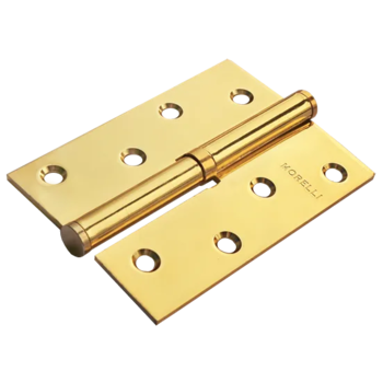 Петля Морелли стальная левая (MSD 100X70X2.5 PG L) цвет - золото