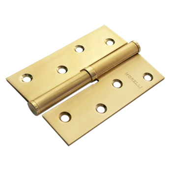 Петля Морелли стальная левая (MSD 100X70X2.5 SG L) цвет - мат.золото