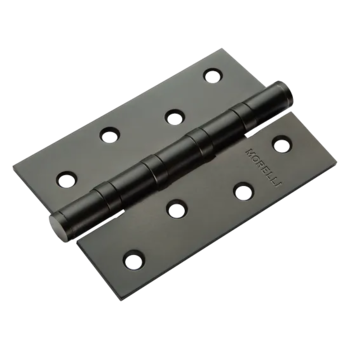 Петля Морелли стальная универсальная (MS 100X70X2.5-4BB BL) цвет - черный