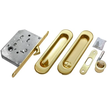 Комплект для раздвижных дверей Морелли (MHS150 WC SG) цвет - мат.золото