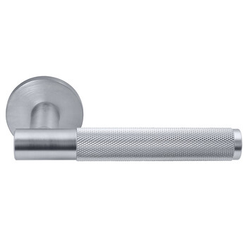 Ручка дверная Морелли AZRIELI MH-57-R6T SC цвет - матовый хром