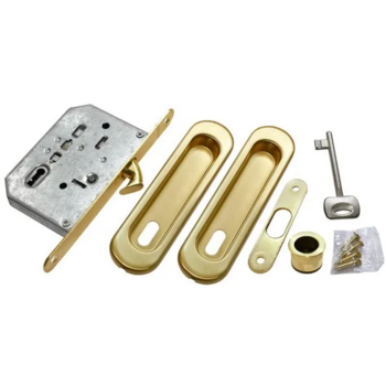 Комплект для раздвижных дверей Морелли (MHS150 L SG) цвет - мат.золото