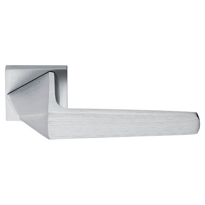 Ручка дверная Морелли SOUK MH-55-S6 SSC на квадратной накладке цвет - суперматовый хром