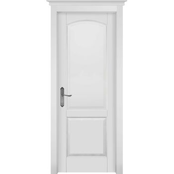 Межкомнатная дверь Фоборг (эмаль белая) глухая