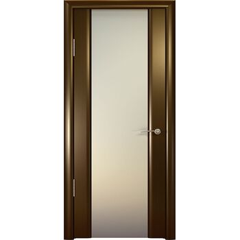 Дверь Шторм-3 Венге стекло белое