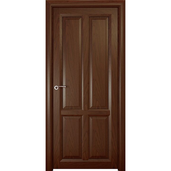 Дверь Оптима-4 Натуральный дуб шоколад, глухая
