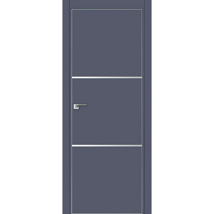 Дверь 2Е Антрацит, кромка матовая с 4х сторон