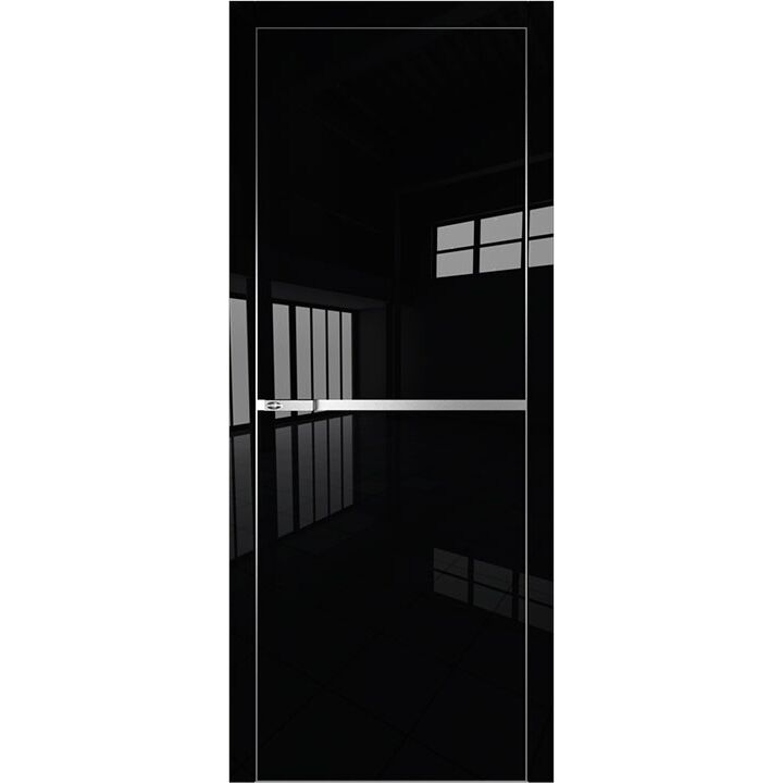 Дверь 11VG Черный глянец