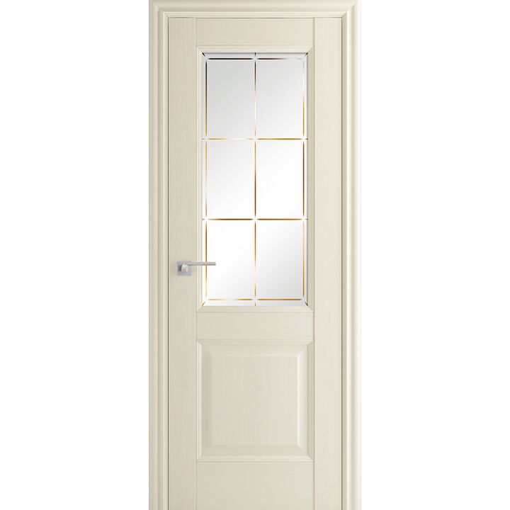 Дверь 90Х Эш Вайт ст. гравировка