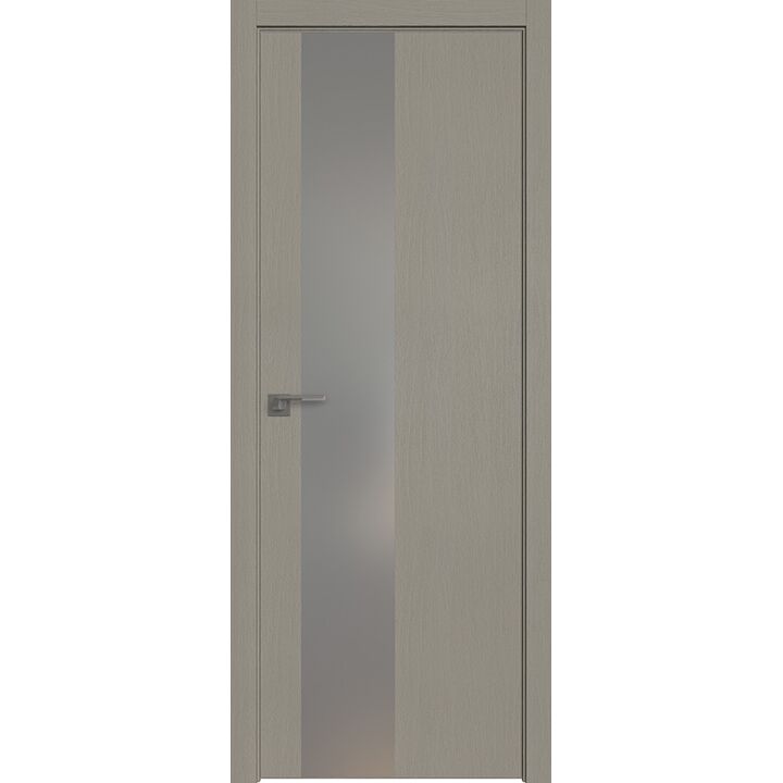 Дверь 5ZN Стоун, стекло серебро матлак, кромка в цвет полотна с 4-х сторон