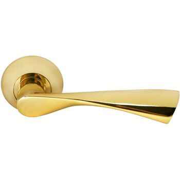 Ручка дверная Rucetti (RAP 1 PG) цвет - золото