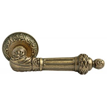 Ручка дверная Rucetti (RAP-Classic 3 OMB) цвет - состаренная бронза