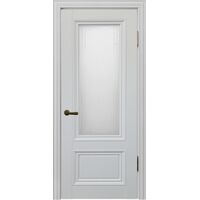 Межкомнатная дверь Алтай 602 (Светло-серый бархат) остекленная