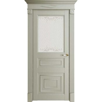 Межкомнатная дверь Florence 62001 (Светло-серый Серена) остекленная