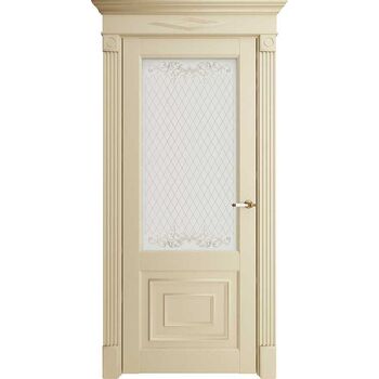 Межкомнатная дверь Florence 62002 (Керамик Серена) остекленная