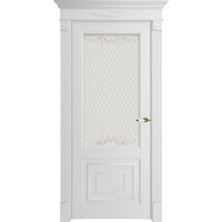 Межкомнатная дверь Florence 62002 (Белый Серена) остекленная