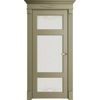 Межкомнатная дверь Florence 62004 (Каменный Серена) остекленная