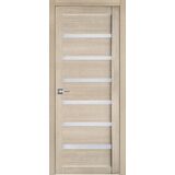 Межкомнатная дверь Uberture Модерн 10100 (лиственница) стекло белое 800х2000