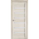 Межкомнатная дверь Uberture Модерн 10100 (лиственница светлая) стекло белое 800х2000