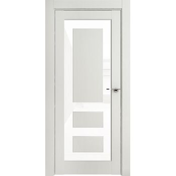Межкомнатная дверь Neo 00005 (Белый Серена) остекленная