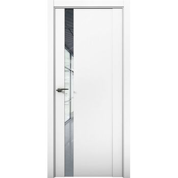Межкомнатная дверь Парма 30012 (аляска суперматовая) остекленная