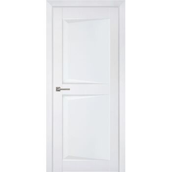 Межкомнатная дверь Перфекто 104 (Белый бархат) глухая