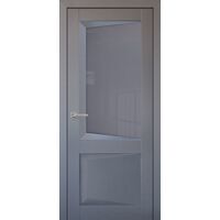 Межкомнатная дверь Перфекто 108 (Серый бархат) стекло Grey