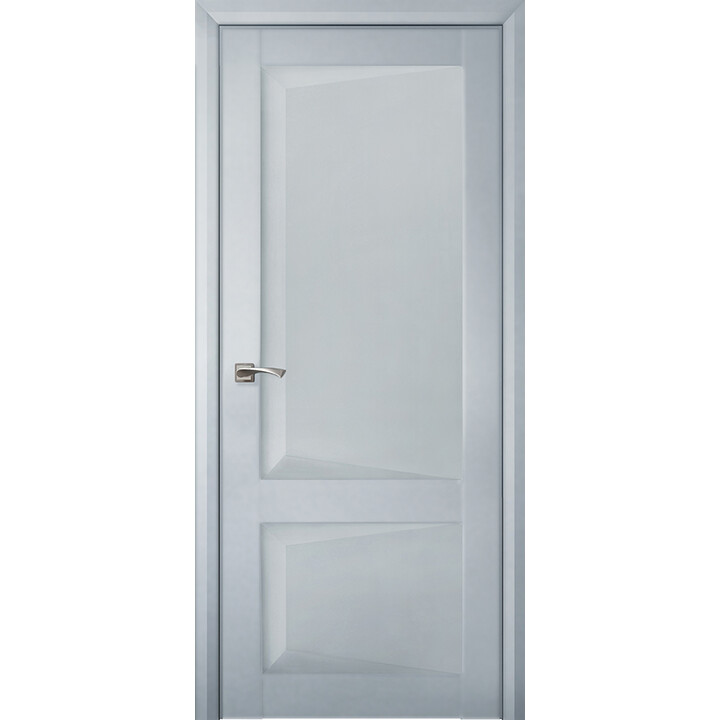 Межкомнатная дверь Перфекто 102 Barhat Light Grey глухая 600х2000