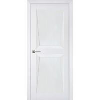 Межкомнатная дверь Перфекто 103 (Белый бархат) остекленная