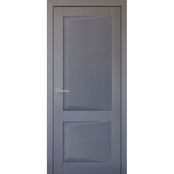 Межкомнатная дверь Перфекто 102 (Серый бархат) глухая