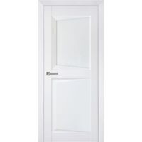 Межкомнатная дверь Перфекто 109 (Белый бархат) остекленная