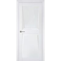 Межкомнатная дверь Перфекто 107 (Белый бархат) остекленная