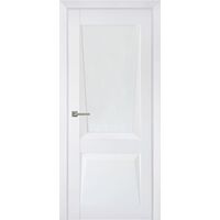 Межкомнатная дверь Перфекто 106 (Белый бархат) стекло White