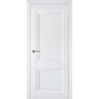 Межкомнатная дверь Перфекто 102 (Белый бархат) остекленная