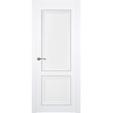 Межкомнатная дверь Uberture Прадо 602 (аляска суперматовая) глухая вставка золото 600х2000