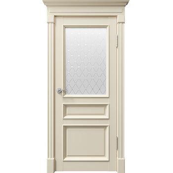 Межкомнатная дверь Rimini 80001 (Керамик Серена) остекленная