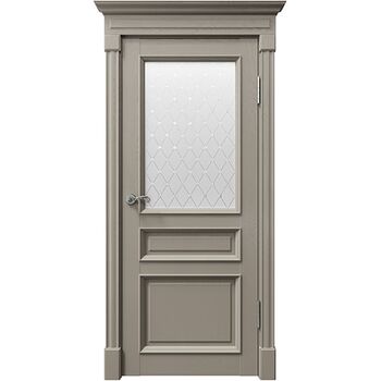 Межкомнатная дверь Rimini 80001 (Каменный Серена) остекленная