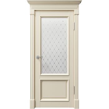 Межкомнатная дверь Rimini 80002 (Керамик Серена) остекленная