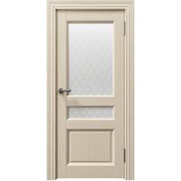 Межкомнатная дверь Sorrento 80014 (Тортора Soft touch) остекленная
