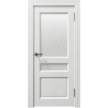 Межкомнатная дверь Sorrento 80014 (Белый Серена) остекленная