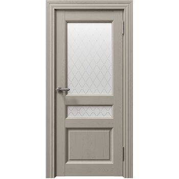 Межкомнатная дверь Sorrento 80014 (Светло-серый Серена) остекленная