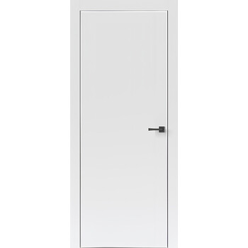 Межкомнатная дверь Uberture Тамбурат Лайт 4201 (аляска суперматовая) кромка ABS белая