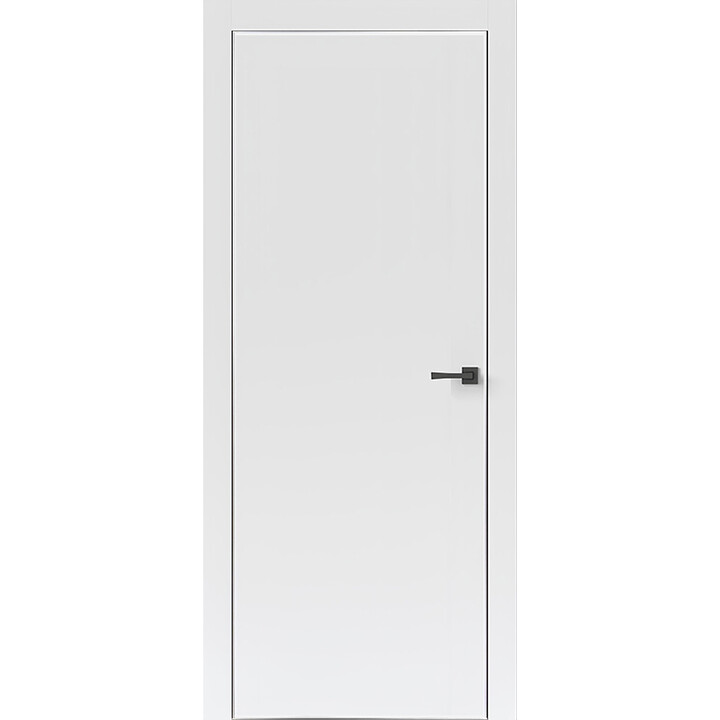 Межкомнатная дверь Uberture Тамбурат Лайт 4201 (аляска суперматовая) кромка ABS белая 600х2000