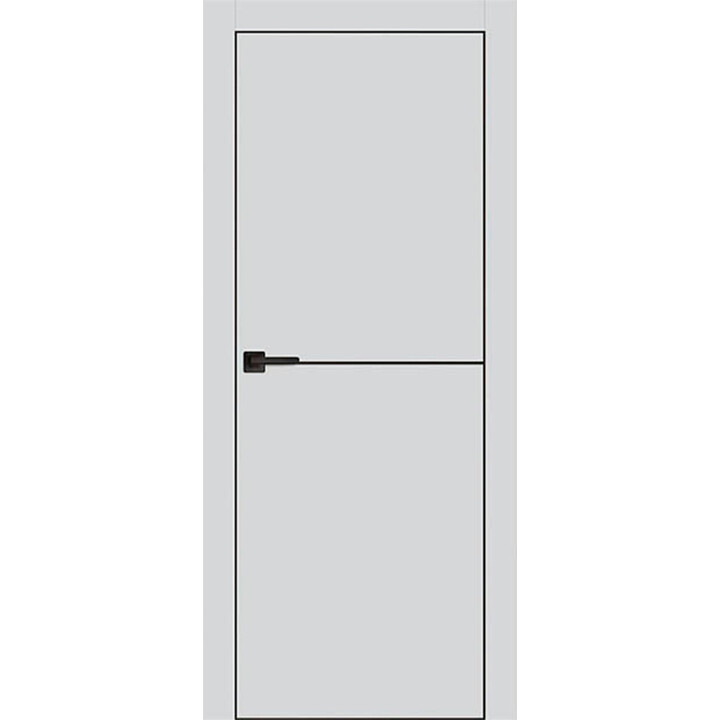 Межкомнатная дверь Uberture Тамбурат 4102 (манхеттен) кромка черная 600х2000