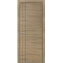 Межкомнатная дверь Uberture Тамбурат 4105 (дуб мадейра) кромка черная 600х2000